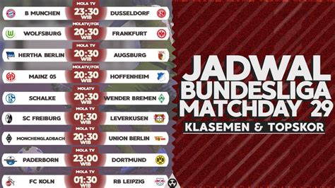 Jadwal Liga Jerman Terbaru