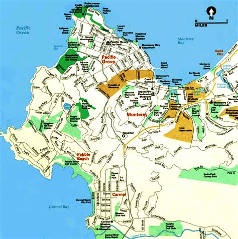 Monterey California Map