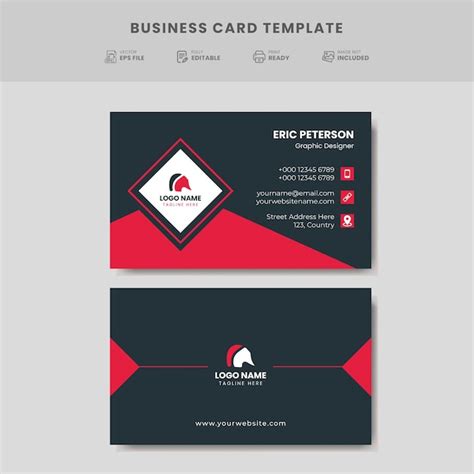 Minimalist Business Card Template 的图像结果