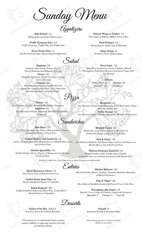 Menu at Grazie Italian Restaurant, Dracut, 80 Meadow Creek Dr