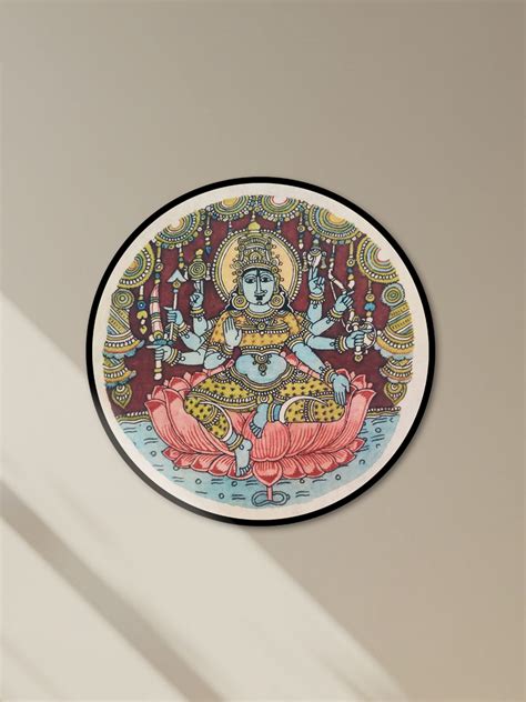 Buy Handmade Dhairya Lakshmi Kalamkari Painting