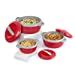 Buy CELLO Hot N Fresh Inner Steel Insulated Casserole Set of 3, (500ml ...