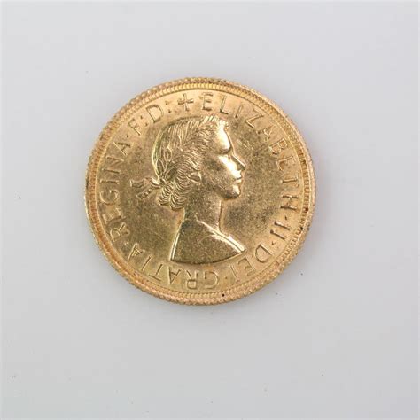 1963 22k Gold Dei Gratia Regina Elizabeth II | Property Room