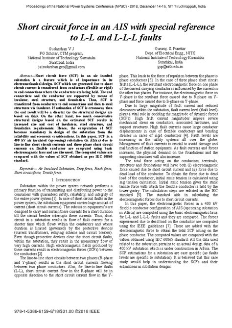 SCF Study - calculation - 978-1-5386-6159-8/18/$31 ©2018 IEEE Short ...