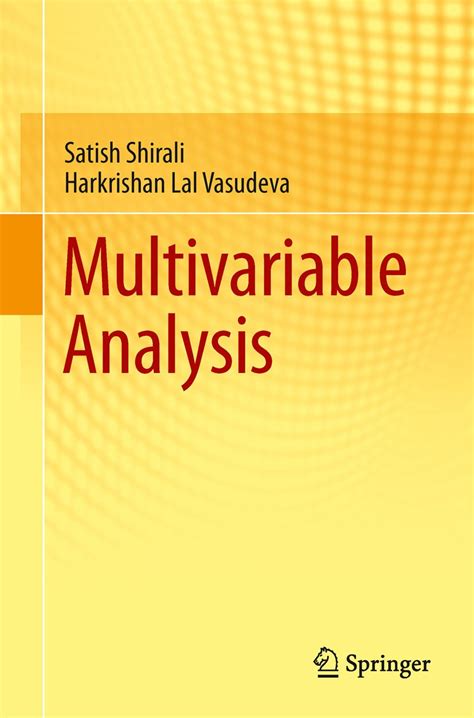 Multivariable Analysis eBook : Shirali, Satish, Vasudeva, Harkrishan ...