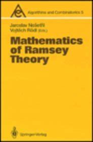 Buy Mathematics of Ramsey Theory (Algorithms and Combinatorics) Book ...