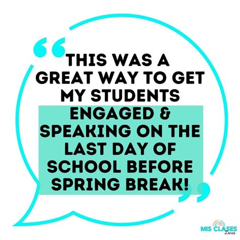 SPRING Break Spanish Future Worksheet - Mis Clases Locas