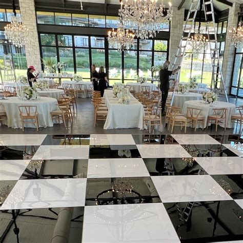 Black And White Dance Floor Dance Floors : Black & White Indoor