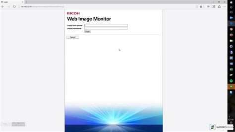 Web Image Monitor 的图像结果