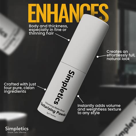 Introducing the New Simpletics Texture Powder: Redefining Hair Care wi