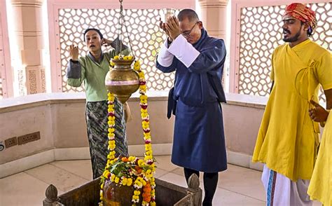 Bhutan PM Tshering Tobgay visits Ram temple in Ayodhya