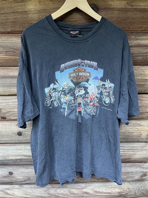 Vtg Harley Davidson Orlando Looney Tunes Running with… - Gem
