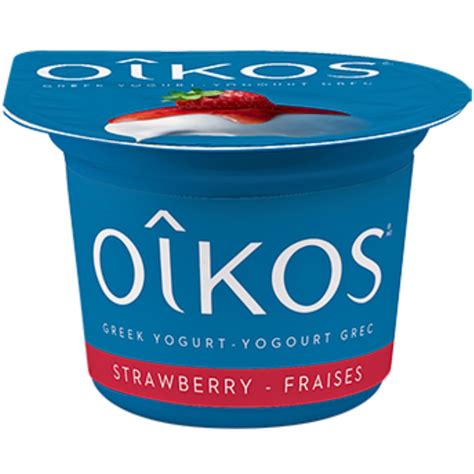 OIKOS STRAWBERRY 2% GREEK YOGURT 100g – Canteen Canada