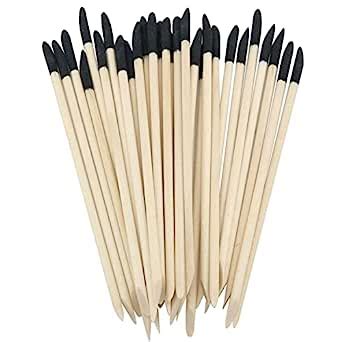 Sanding Sticks DGBRSM 30pcs Black 37mm Matchsticks Double-Side Slanted ...
