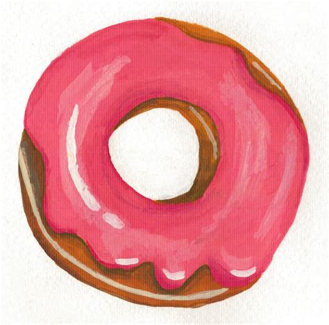 Pink Donut, Doughnut, Icing, Sprinkles, Frosting - Pink Donut #4038117