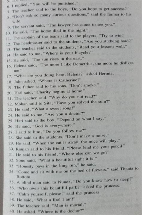 change into indirect speechgive the answer fast jisse bhi aata h fast ...