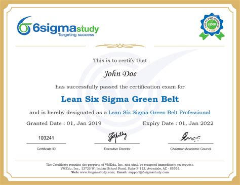 Lean Six Sigma Certification Coursera