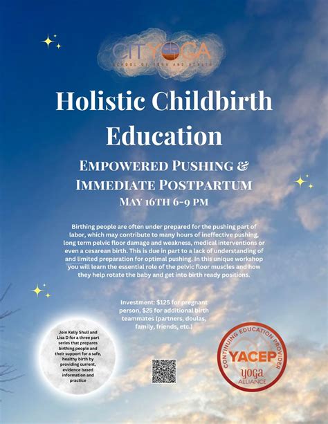 Holistic Childbirth Education: Empowered Pushing and Immediate ...