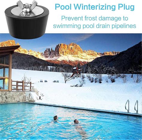 2Pcs Pool Winterizing Plug 51mm/2inch Winter Rubber Plug Pool Winter Plug Winterizing Expansion ...
