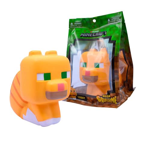 Buy Just Toys LLC Minecraft Mega SquishMe - Series 2 (Tabby Cat) Online ...