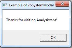 Msgbox Examples 的图像结果