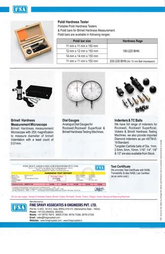 Hardness Testers - Test Block for Dynamic Hardness Tester Manufacturer ...