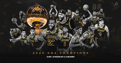 Los Angeles Lakers NBA Champions 2020 Wallpapers - Wallpaper Cave