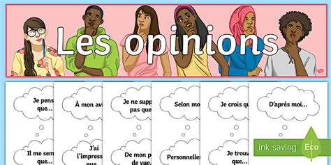 Opinions Display Pack French