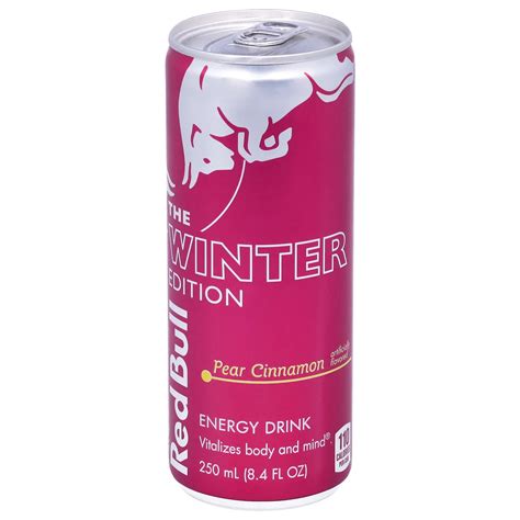 Red Bull Winter Edition Energy Drink - Pear Cinnamon - Shop Sports ...