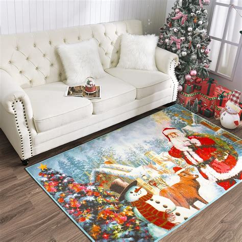 Amazon.com: Noahas 3x5 Indoor Christmas Rug,Christmas Area Rugs for ...