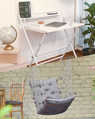 Faburaa Tablista Foldable Table for Home and Office, 2 Seater Dining ...