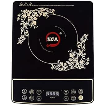 Buy KGA 1600 Watt Induction Cooktop with 8 Indian Auto Cook Menu ...