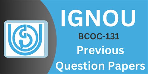 Previous Question Papers PDF