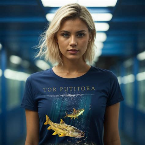 Golden Mahseer Hunting - Womens - Round Neck - T-Shirt