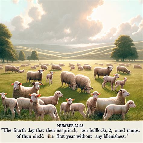 Numbers 29:23 Artwork | Bible Art