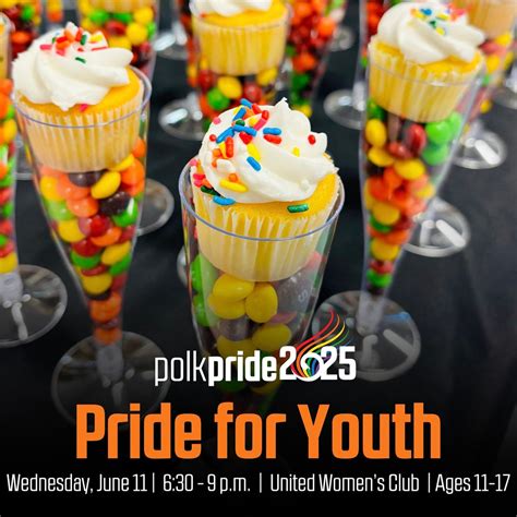 Polk Pride 2025: Pride for Youth, United Women's Club of Lakeland, 11 ...