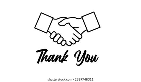 Business Handshake with Thank You Image 的图像结果