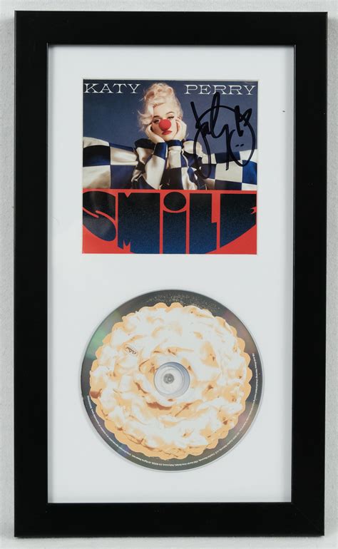 Lot Detail - Katy Perry Autographed & Framed CD JSA