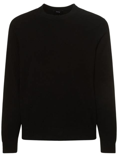 Hilles cashmere knit crewneck sweater - Theory - Men | Luisaviaroma