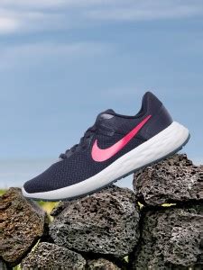 NIKE Women Navy Blue REVOLUTION 6 NN Running Shoes Running Shoes For ...