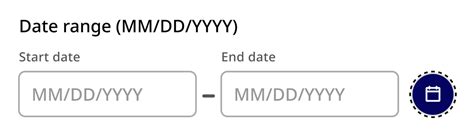Date input - NYC Digital Design System