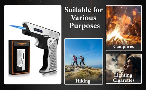 HASTHIP® Electric Lighter, 2 in 1 Arc Electric Lighter, Windproof ...