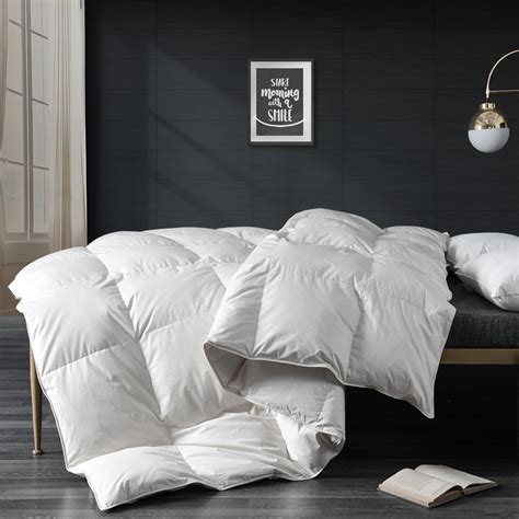 Amazon.com: APSMILE Oversized King Down Feather Fibers Comforter, All ...
