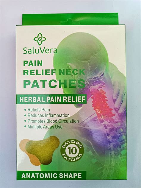 R A Products PAIN RELIEF NECK PATCHES Pain Relief Plaster Sticker 10 ...