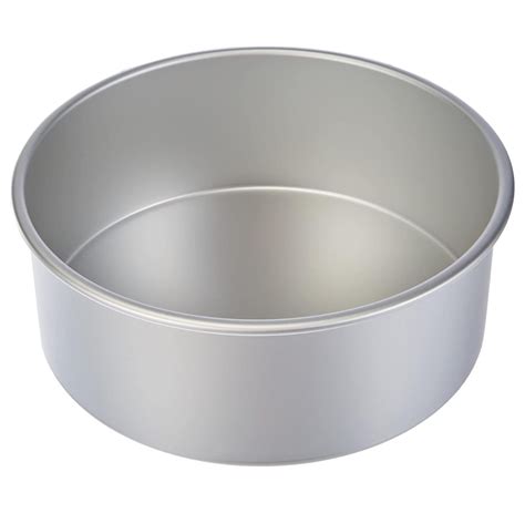 Cake pan Round/Extra deep 25x10 cm, Aluminium, Silver, 25 x 10 x 25 cm ...