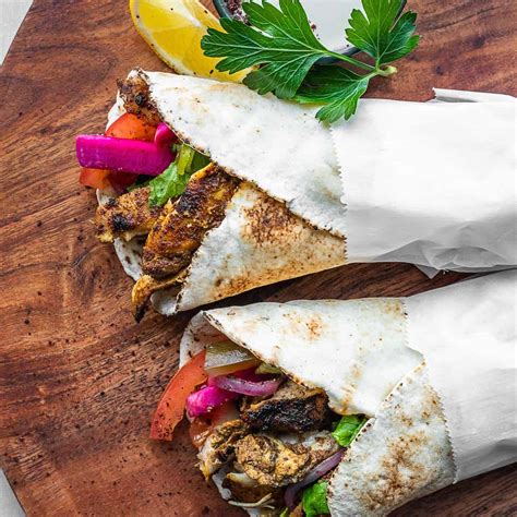 Homemade Lebanese Chicken Shawarma Recipe (Wrap or Bowl) - Urban Farm ...