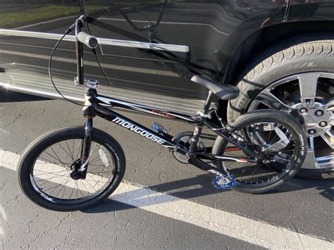 Buy Mongoose Title Elite Pro BMX Race Bike with 20-Inch Wheels in Black ...