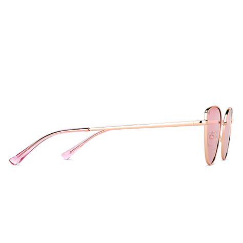 Buy Gold Pink Full Rim Cat Eye Vincent Chase Polarized The Metal Edit ...