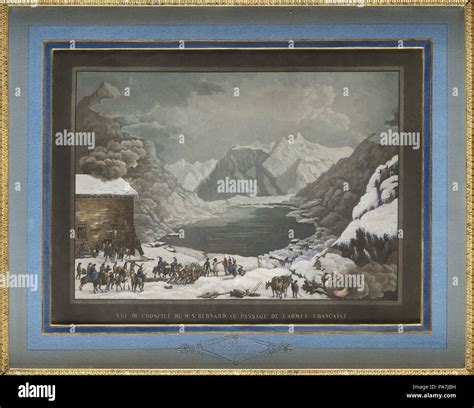 Napoleon at the great st bernard pass hi-res stock photography and ...