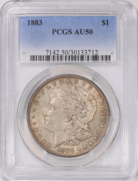 1883 Morgan Silver Dollar PCGS AU-50 (Item 1752842) | GreatCollections ...